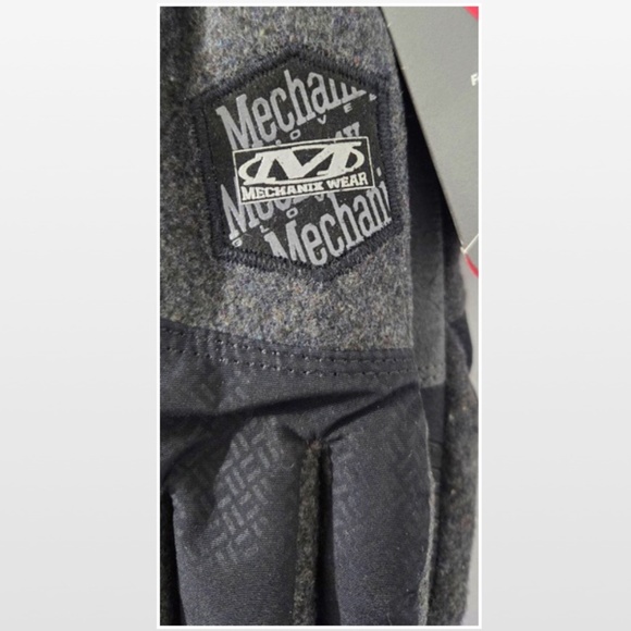 New Primaloft Mechanix Wear Gloves Mens Large Cold Work Gray Black NWT - Picture 7 of 16